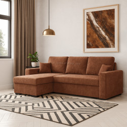 Canapea de colt Magnifico Meble Zuno Wind 56 Left (Copper)