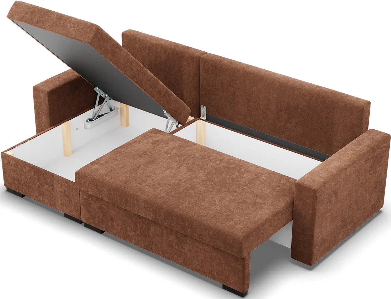 Canapea de colt Magnifico Meble Zuno Wind 56 Left (Copper)