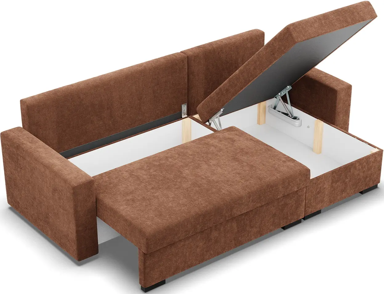 Диван угловой Magnifico Meble Zuno Wind 56 Right (Copper)