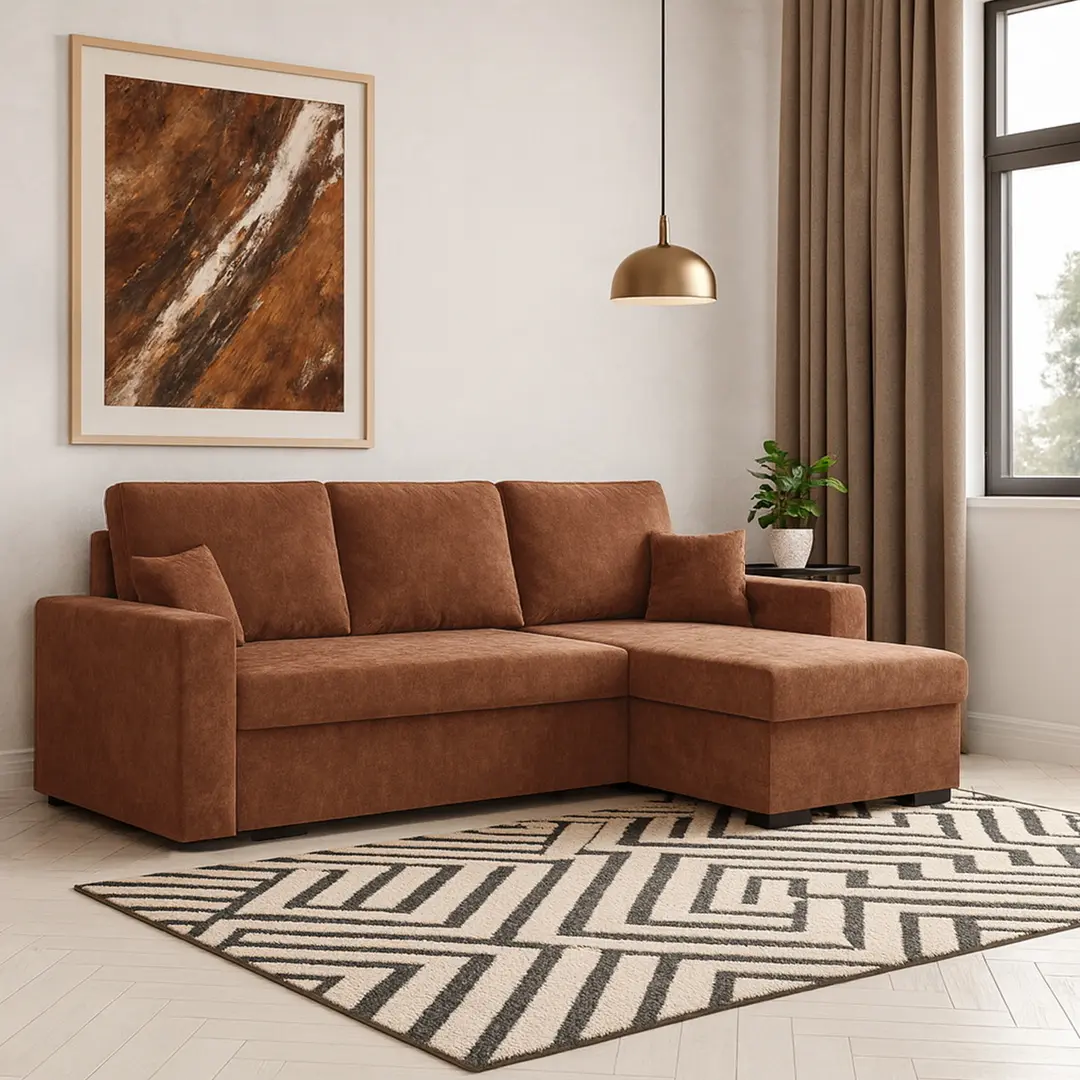 Диван угловой Magnifico Meble Zuno Wind 56 Right (Copper)