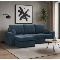 Canapea de colt Magnifico Meble Zuno Wind 77 Left (Navy)