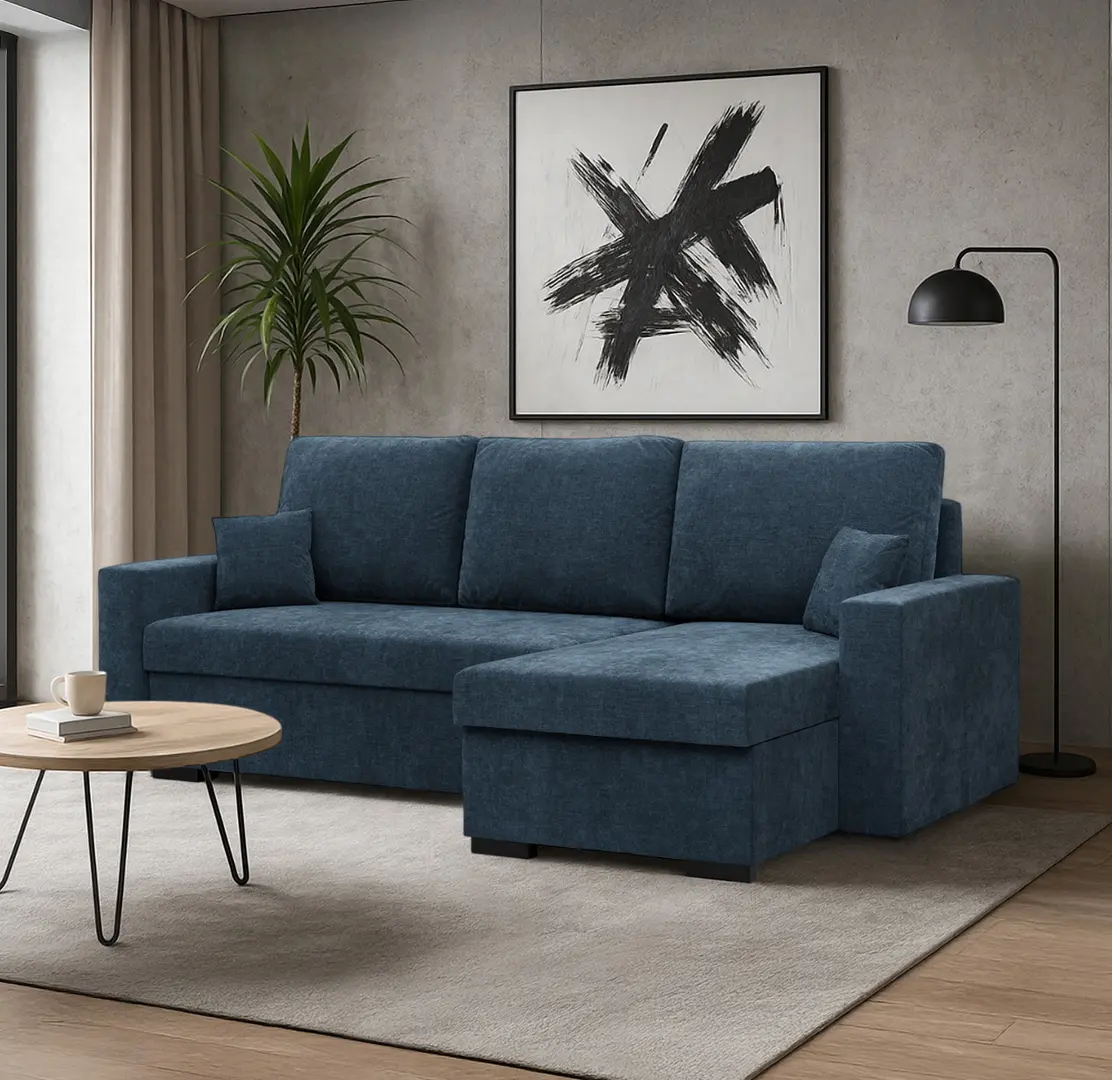 Диван угловой Magnifico Meble Zuno Wind 77 Right (Navy)