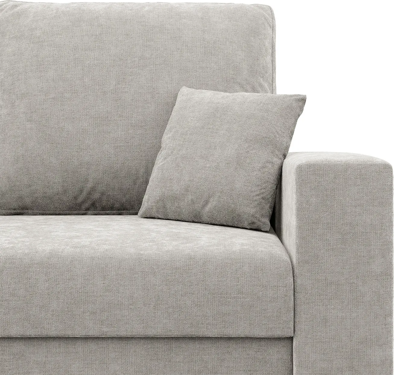 Canapea de colt Magnifico Meble Zuno Wind 84 Left (Light Grey)