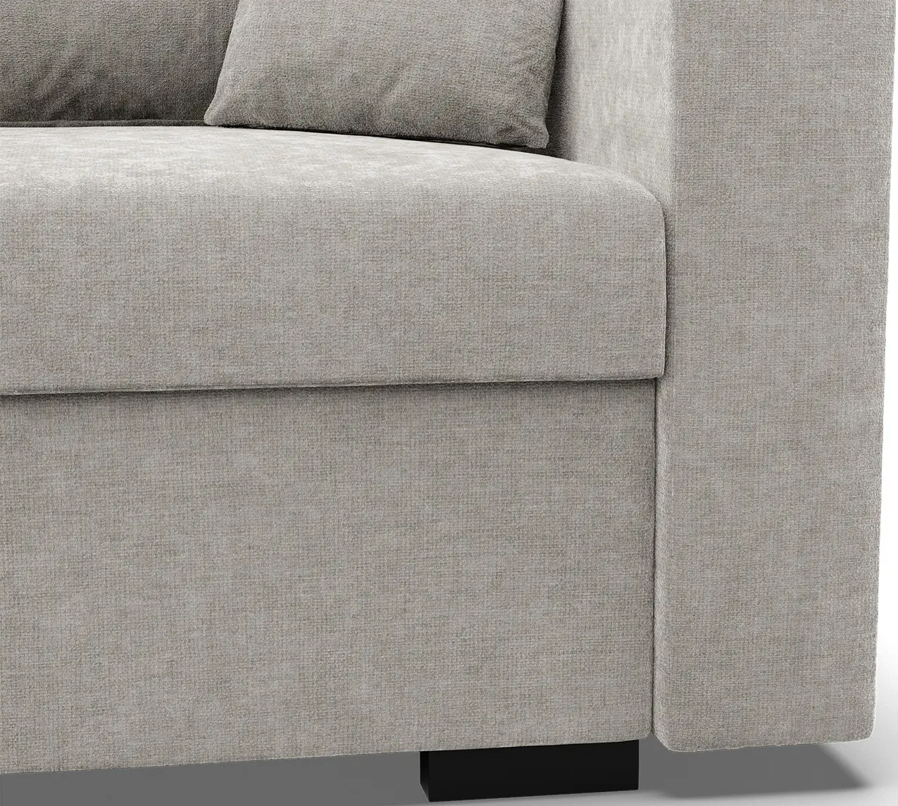 Canapea de colt Magnifico Meble Zuno Wind 84 Left (Light Grey)