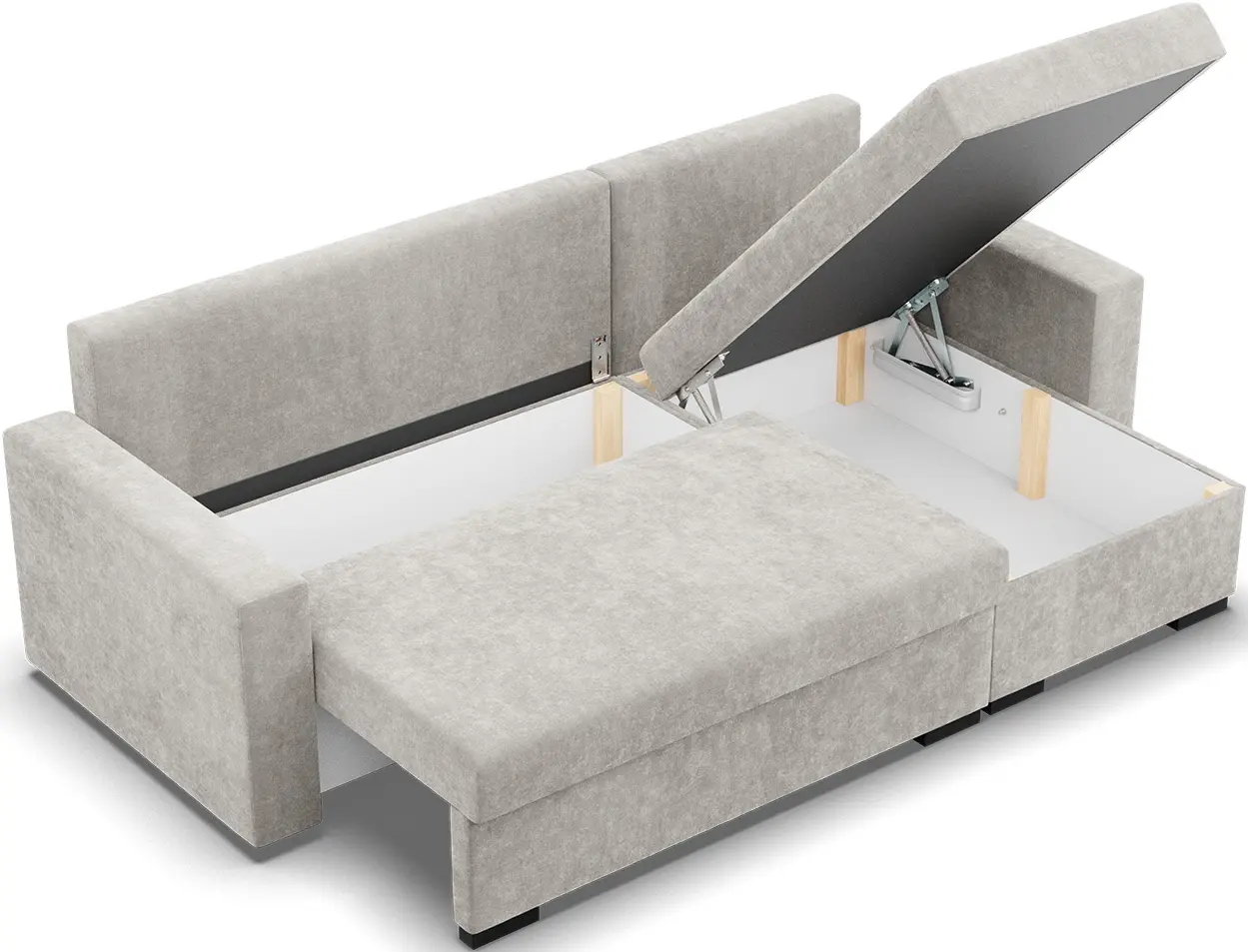 Диван угловой Magnifico Meble Zuno Wind 84 Right (Light Grey)