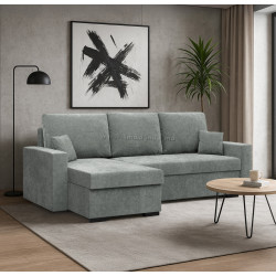 Canapea de colt Magnifico Meble Zuno Wind 89 Left (Dark Grey)