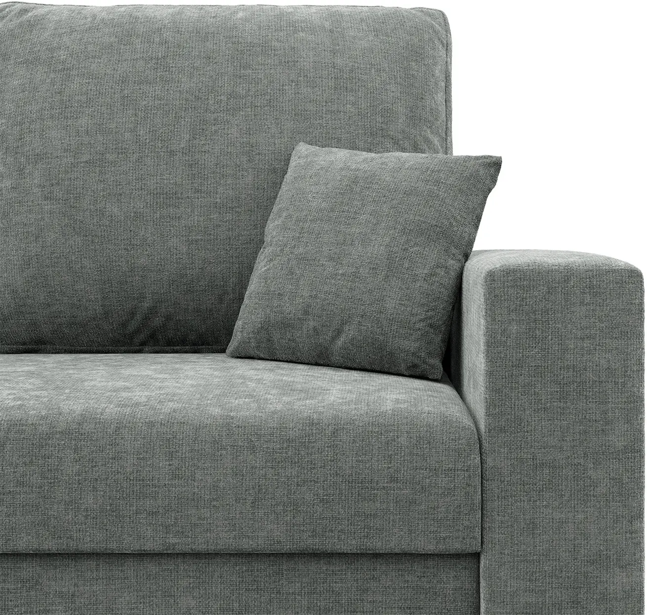 Canapea de colt Magnifico Meble Zuno Wind 89 Left (Dark Grey)