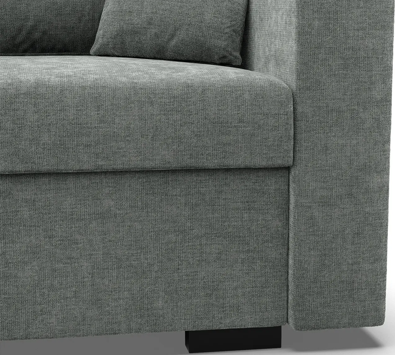 Canapea de colt Magnifico Meble Zuno Wind 89 Left (Dark Grey)