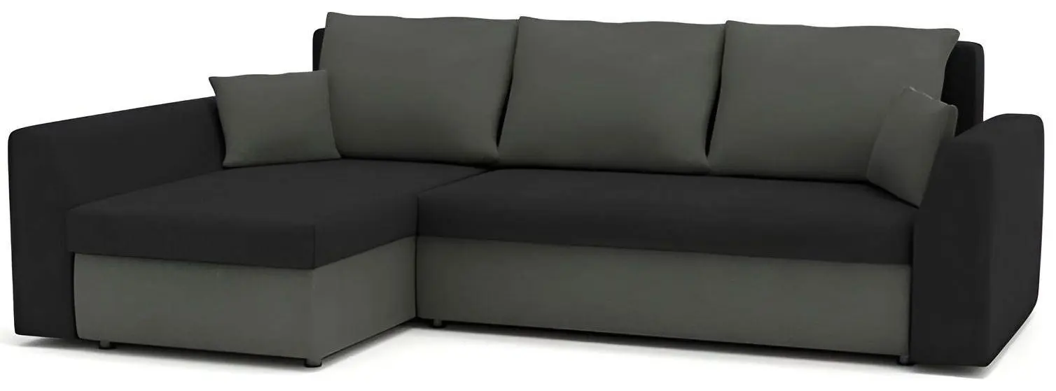 Canapea de colt Magnifico Paul Foam Mikro 15/Mikro 27 (Black/Grey) - 4