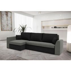 Canapea de colt Magnifico Paul Foam Mikro 27/Mikro 15 (Grey/Black)