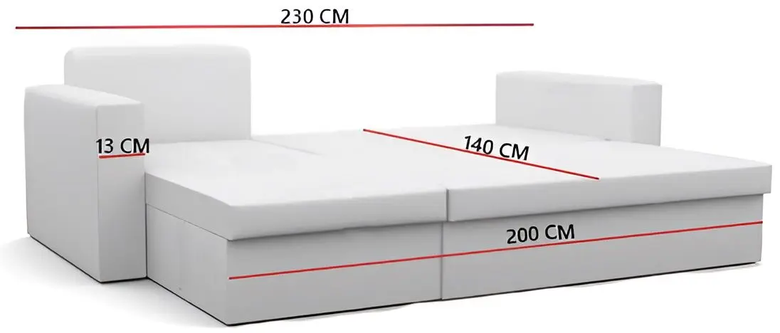 Canapea de colt Magnifico Zeus Foam Mikro 20/Mikro 05 (Brown/Cappuccino) - 3