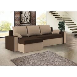 Canapea de colt Magnifico Zeus Foam Mikro 20/Mikro 05 (Brown/Cappuccino)
