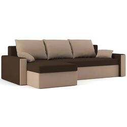 Canapea de colt Magnifico Zeus Foam Mikro 20/Mikro 05 (Brown/Cappuccino) Thumb