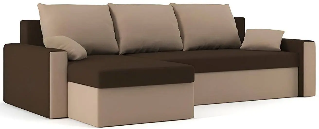 Canapea de colt Magnifico Zeus Foam Mikro 20/Mikro 05 (Brown/Cappuccino) - 5