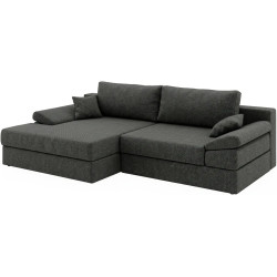 Canapea de colt MatroLuxe Atlas Gemma 90 Left (Dark Grey) Thumb