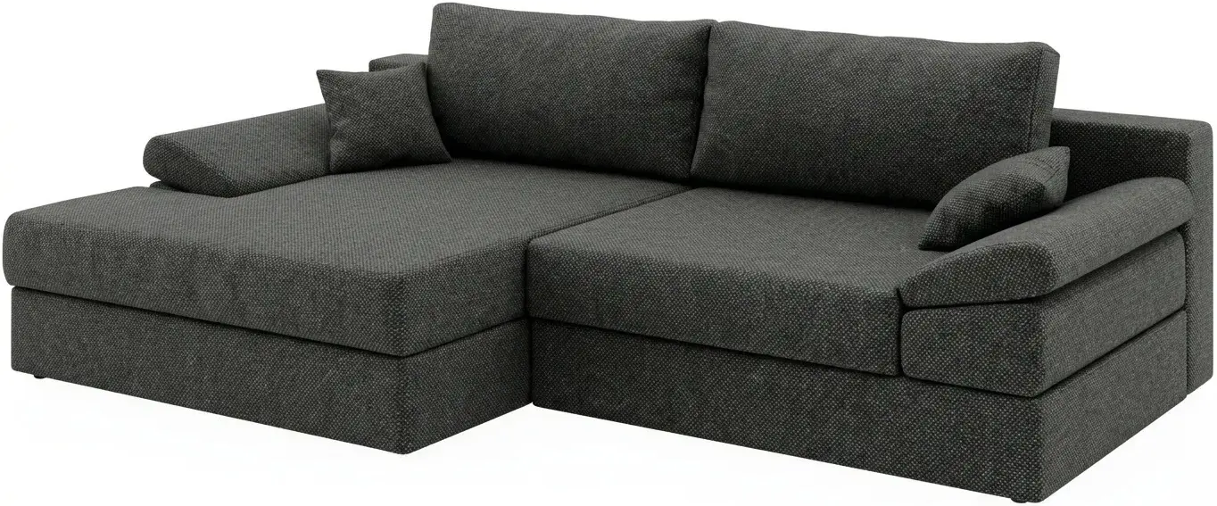 Canapea de colt MatroLuxe Atlas Gemma 90 Left (Dark Grey) - 2
