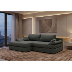 Canapea de colt MatroLuxe Atlas Gemma 90 Left (Dark Grey)