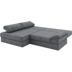 Canapea de colt MatroLuxe Atlas Silk Rosa 14 (Grey) Thumb