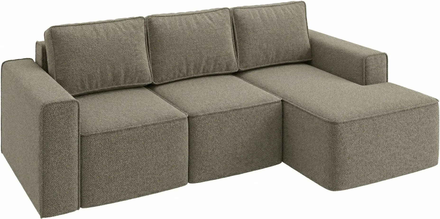 Canapea de colt MatroLuxe Hugo Gemma 11 Right (Gray-Beige) - 2