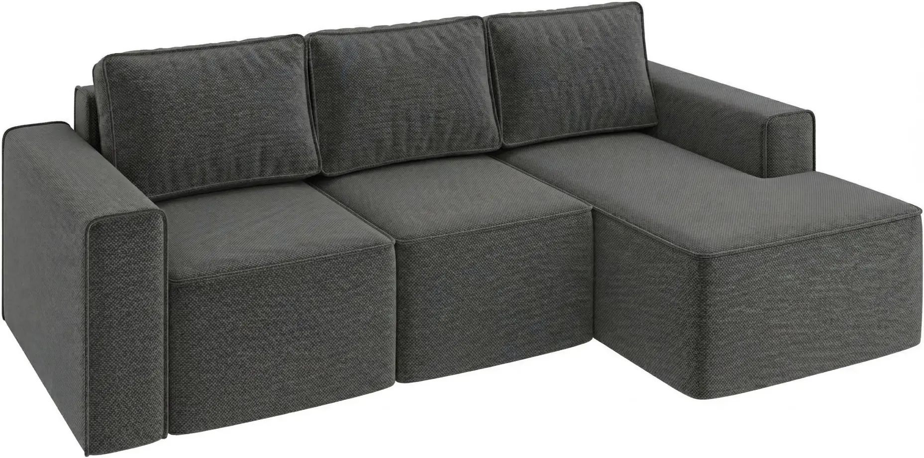 Canapea de colt MatroLuxe Hugo Viva 16 Right (Dark Grey) - 2