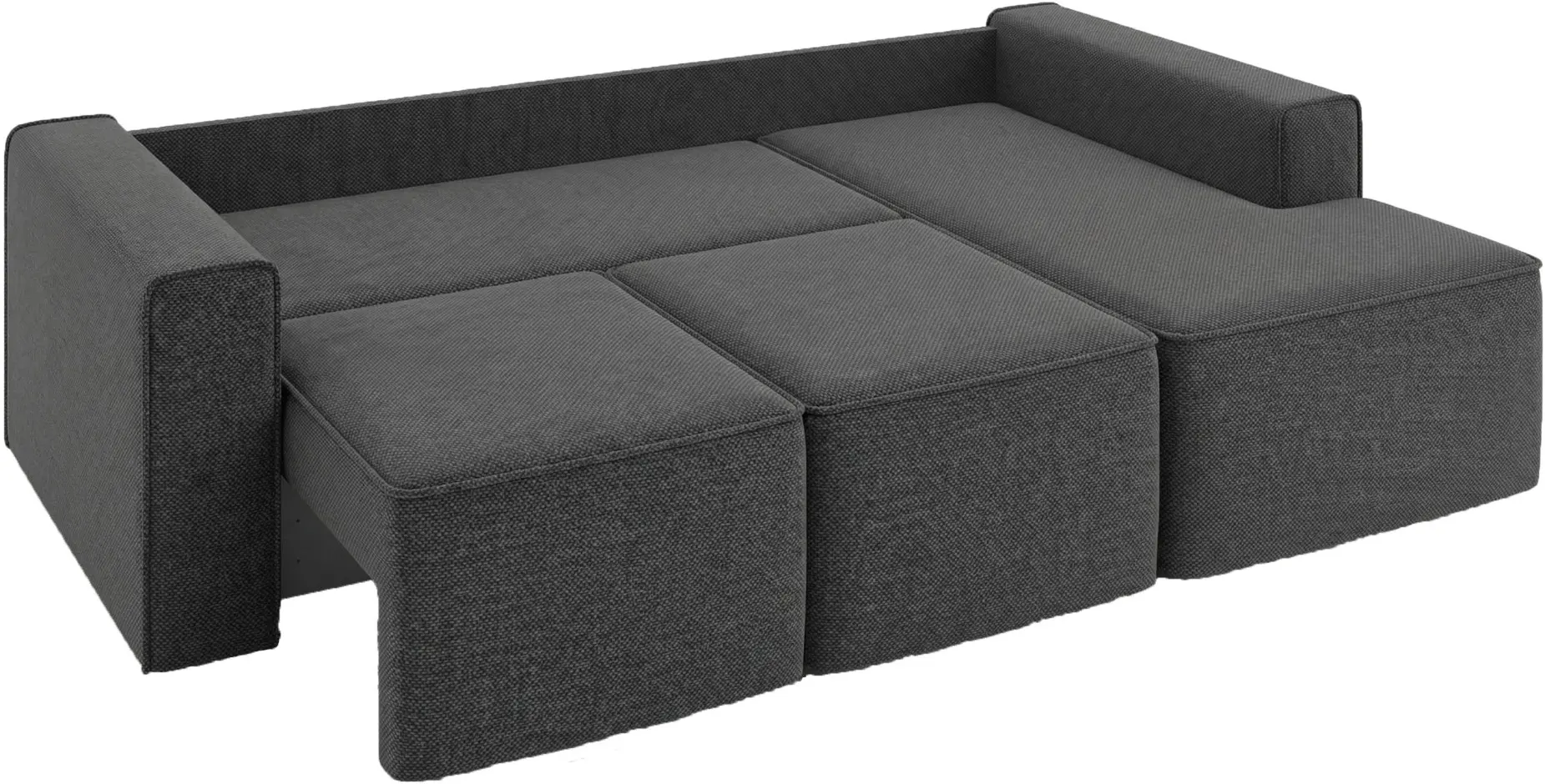 Canapea de colt MatroLuxe Hugo Viva 16 Right (Dark Grey) - 3