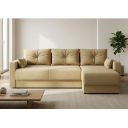 Canapea de colt MatroLuxe Light Gemma 10 (Cream)
