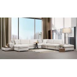 Диван П-образный Mirage Meble Loop 11 Shelf-Left (White) Thumb