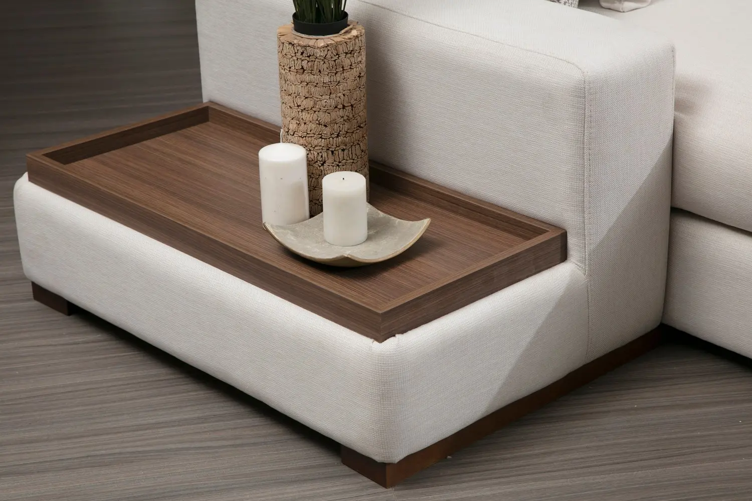 Диван П-образный Mirage Meble Loop 11 Shelf-Left (White) - 6