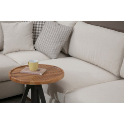 Canapea in forma de U Mirage Meble Loop 8 Shelf-Right (White) Thumb