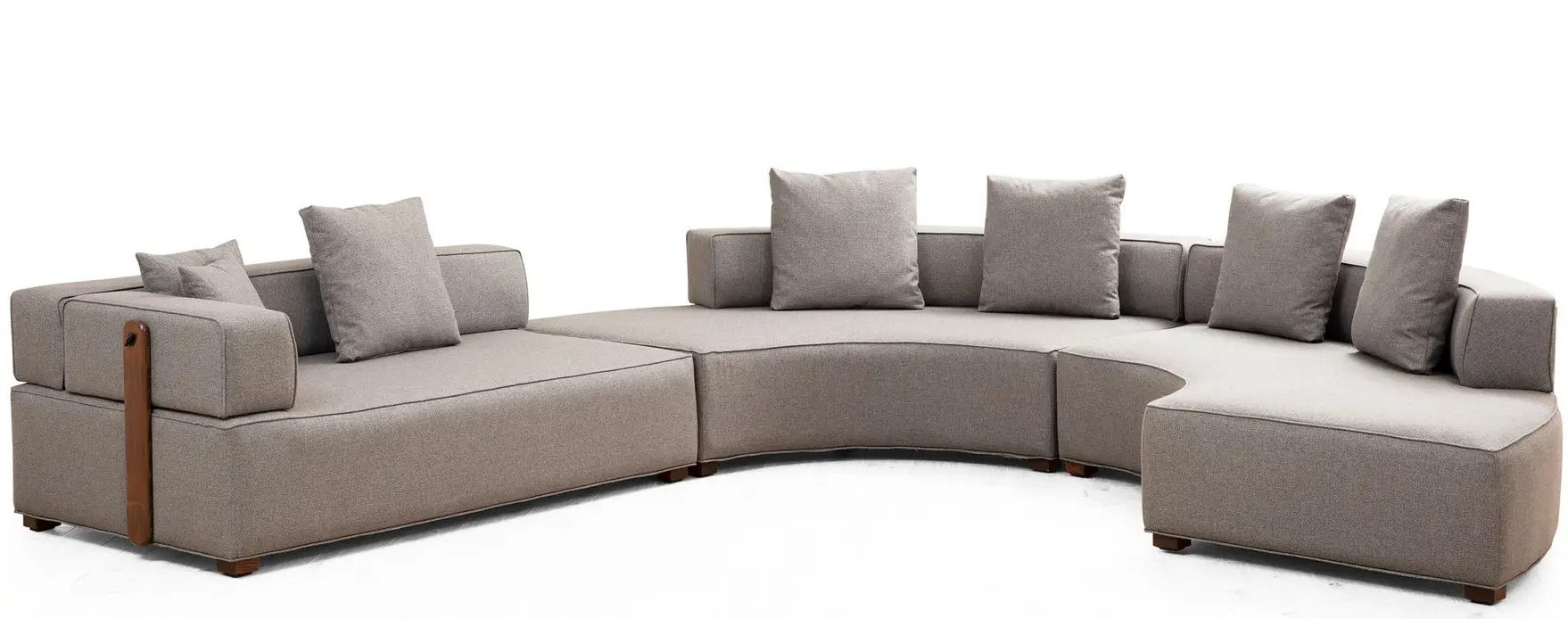 Canapea de colt Mirage Meble Gondol-4 Left (Grey) - 2