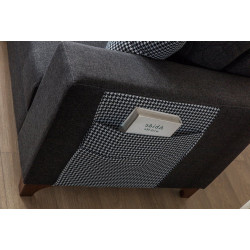 Canapea de colt Mirage Meble Loft Left (Anthracite) Thumb