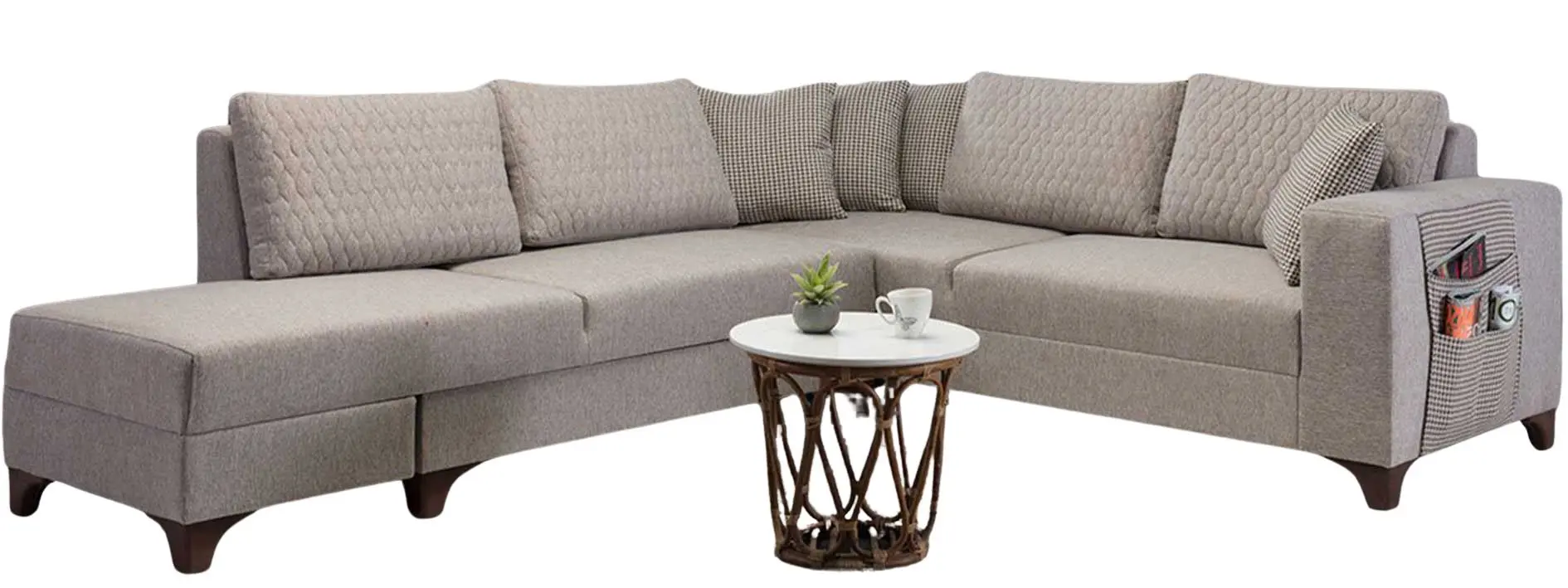 Canapea de colt Mirage Meble Loft Left (Cream) - 2
