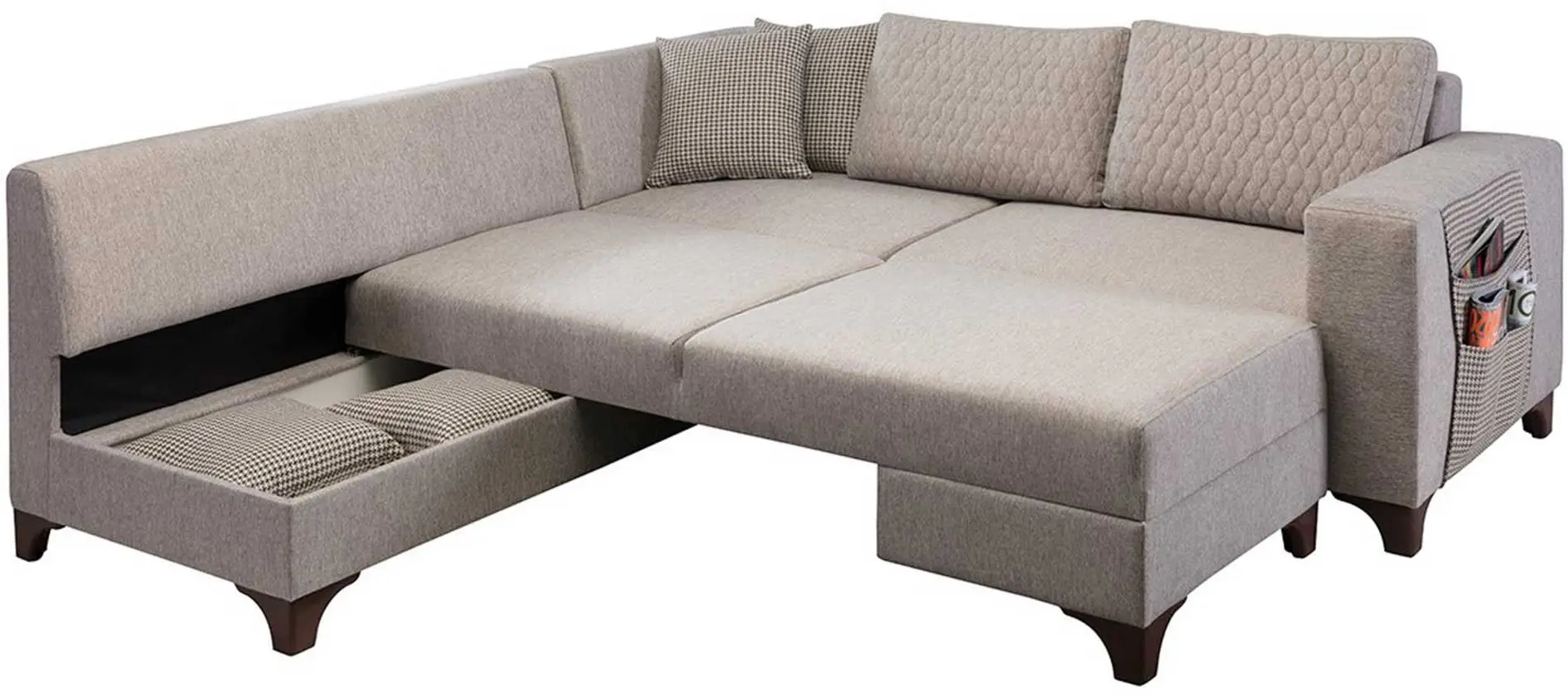 Canapea de colt Mirage Meble Loft Left (Cream) - 3