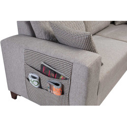 Canapea de colt Mirage Meble Loft Left (Cream) Thumb