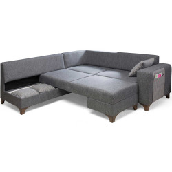 Canapea de colt Mirage Meble Loft Left (Grey) Thumb