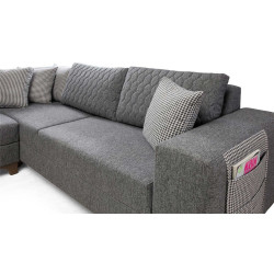 Canapea de colt Mirage Meble Loft Left (Grey) Thumb