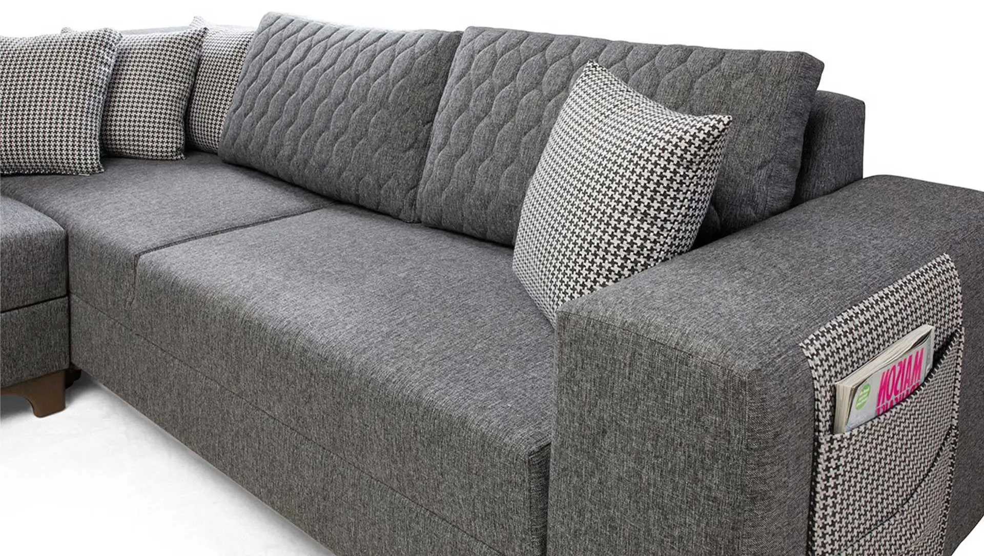 Canapea de colt Mirage Meble Loft Left (Grey) - 3