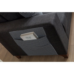 Canapea de colt Mirage Meble Loft Right (Anthracite) Thumb
