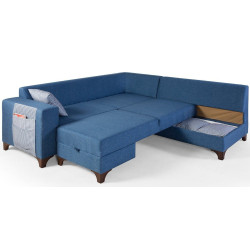 Canapea de colt Mirage Meble Loft Right (Blue) Thumb