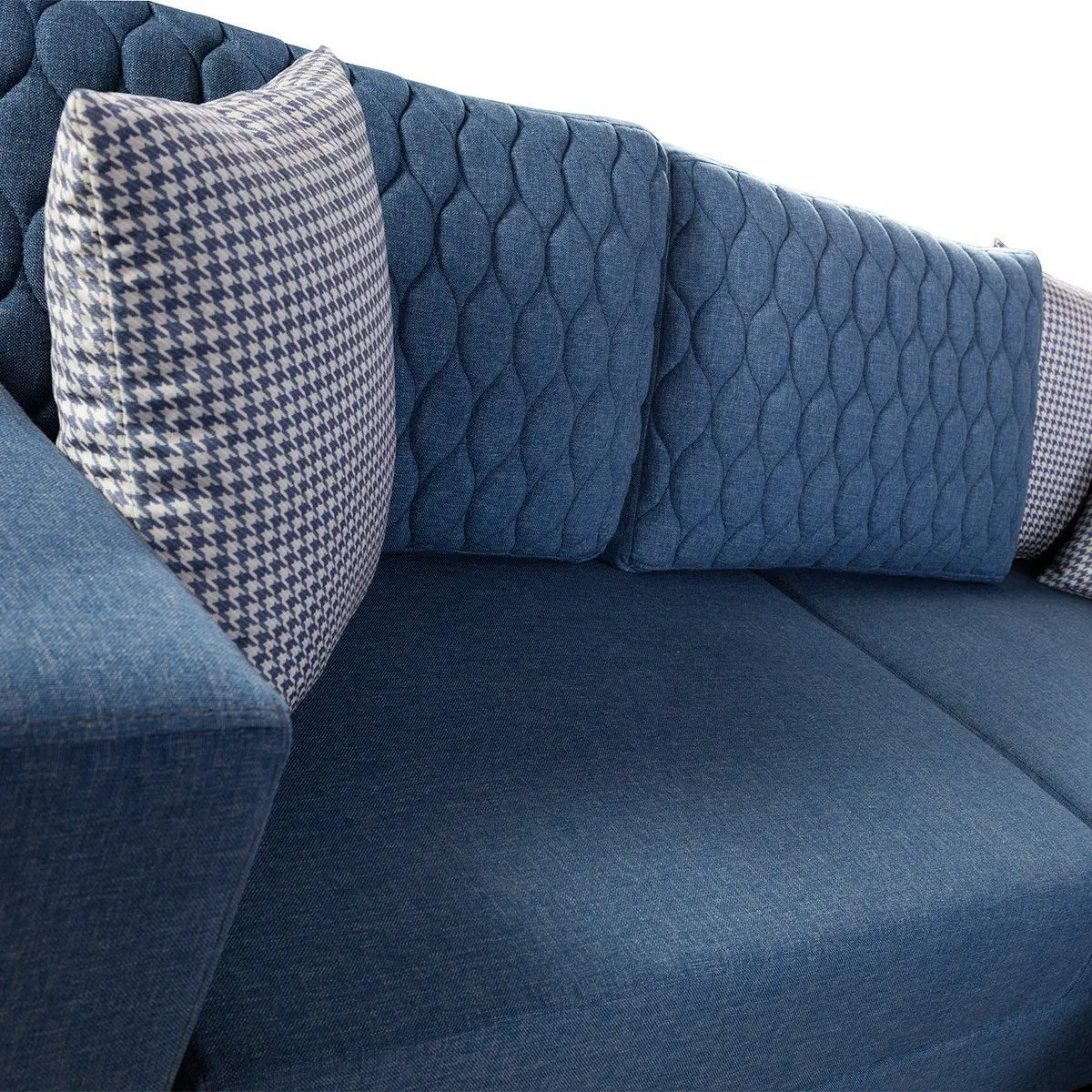 Canapea de colt Mirage Meble Loft Right (Blue) - 4