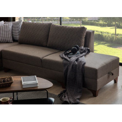 Canapea de colt Mirage Meble Loft Right (Brown) Thumb