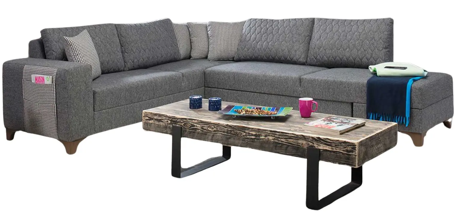Canapea de colt Mirage Meble Loft Right (Grey) - 2