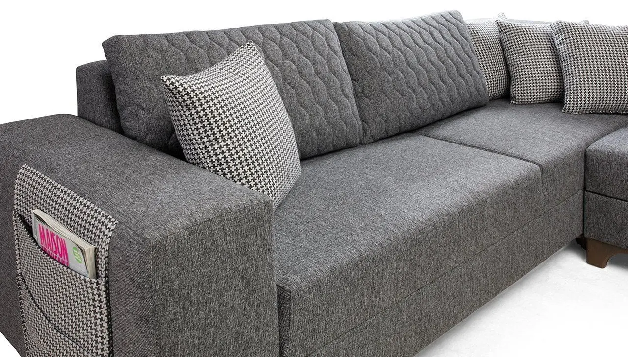 Canapea de colt Mirage Meble Loft Right (Grey) - 4