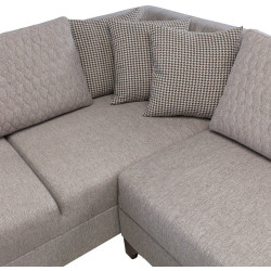 Canapea de colt Mirage Meble Loft Right (Light Brown) Thumb