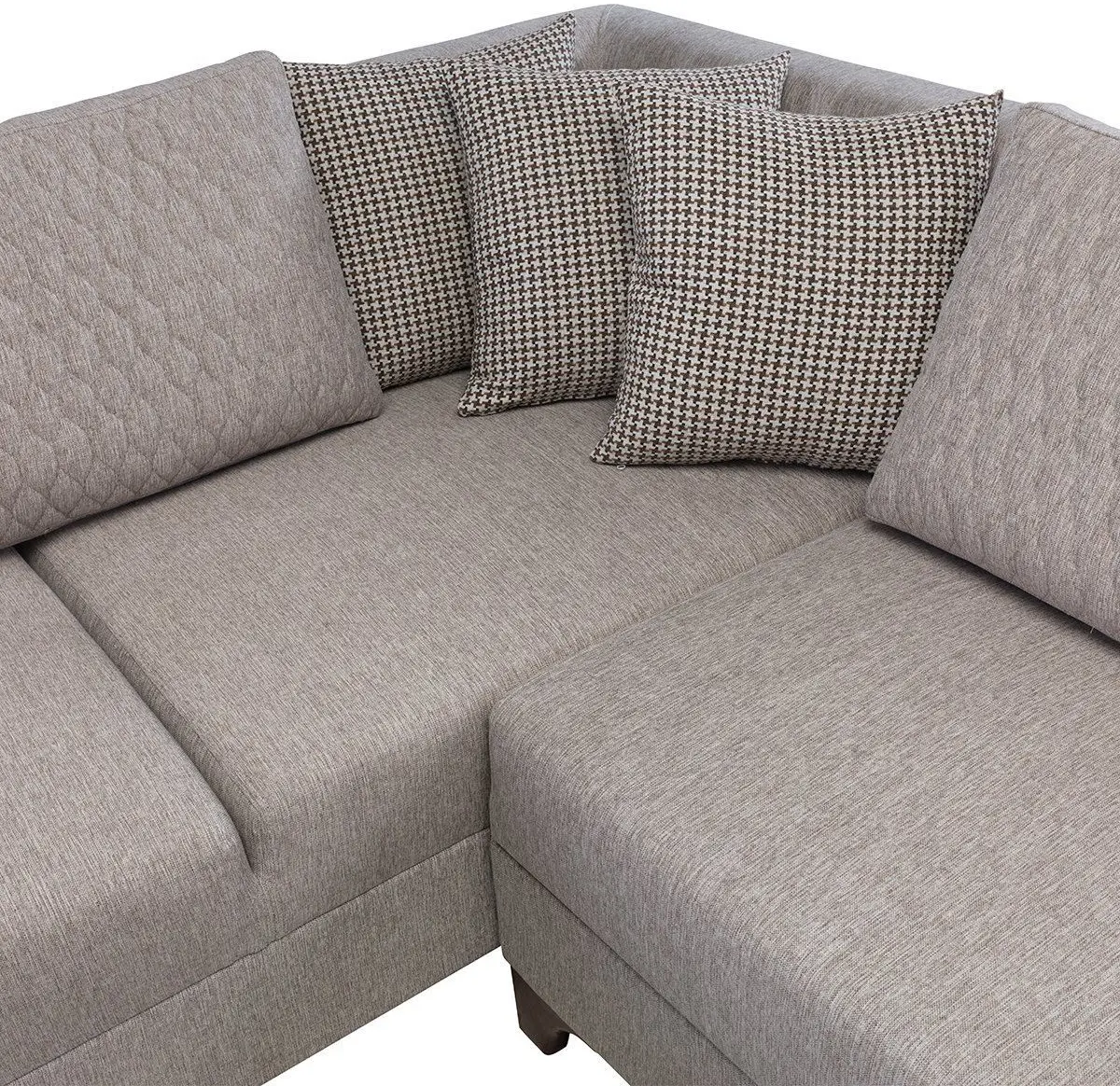 Canapea de colt Mirage Meble Loft Right (Light Brown) - 3