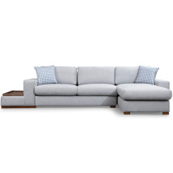 Canapea de colt Mirage Meble Loop 15 Shelf-Left (Light Grey) Thumb