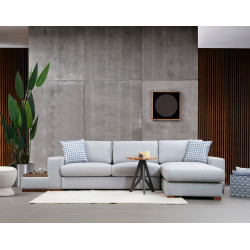 Canapea de colt Mirage Meble Loop 15 Shelf-Left (Light Grey) Thumb