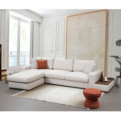 Canapea de colt Mirage Meble Loop 18 Shelf-Right (White)