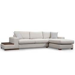 Canapea de colt Mirage Meble Loop 19 Shelf-Left (White) Thumb