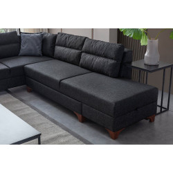 Canapea de colt Mirage Meble T-Loft Shelf-Left (Anthracite) Thumb